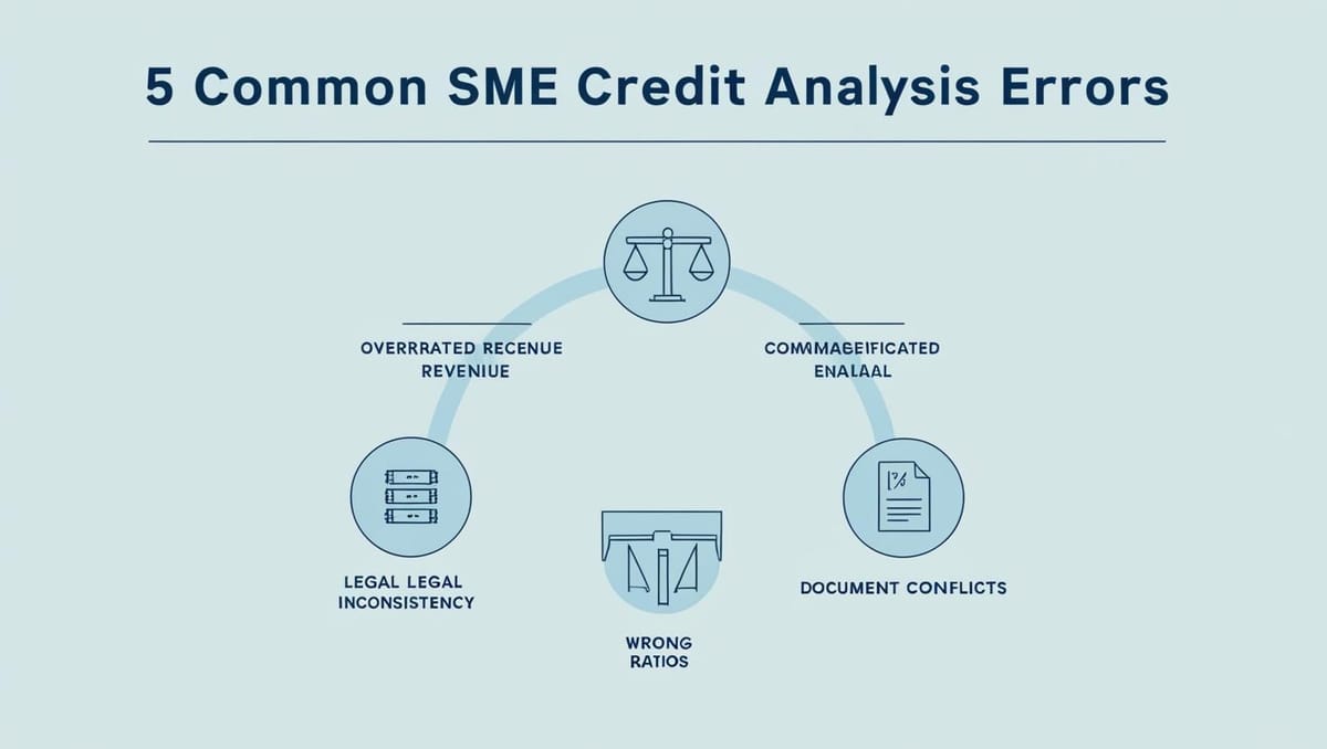The 5 most common mistakes when analyzing SME financing files