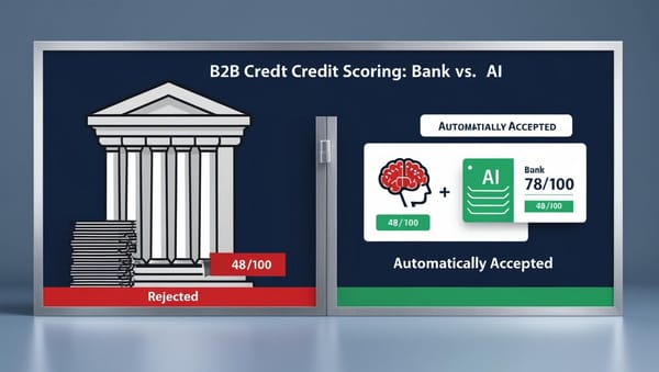 Scoring de crédit B2B : les limites des modèles bancaires classiques
